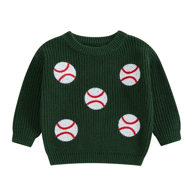 BASEBALL Knitted Sweater