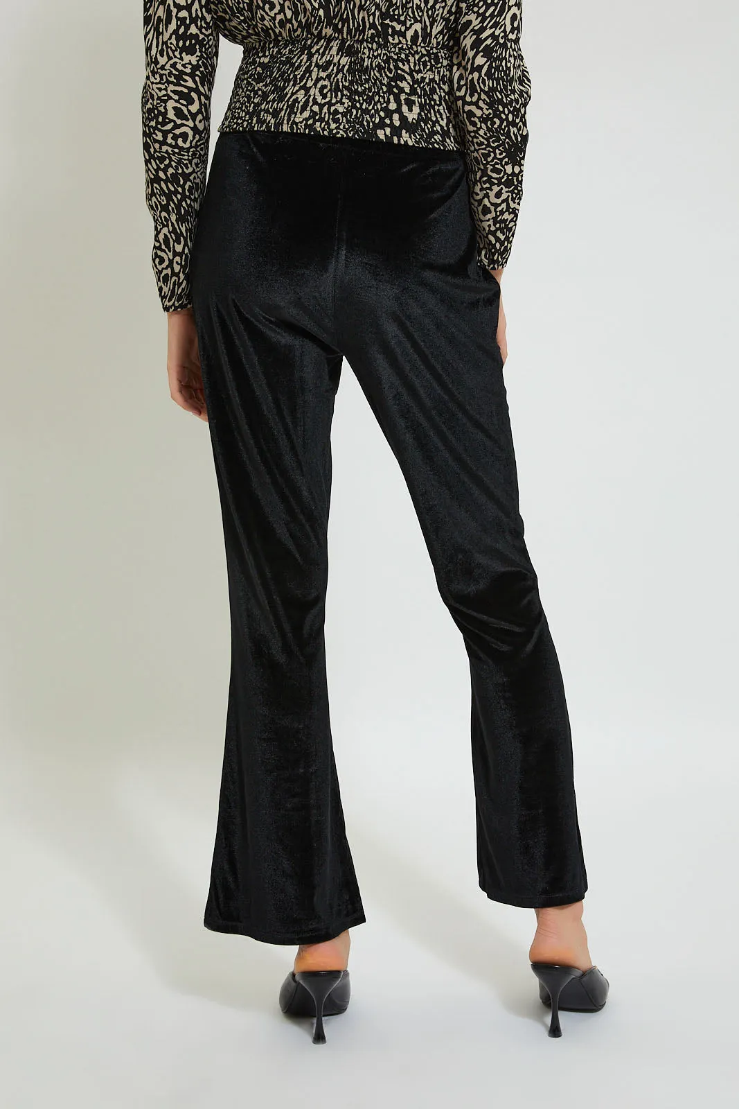 Black Velvet Trouser