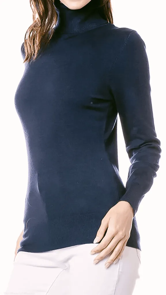 Clarissa Turtleneck Pullover Knit Sweater (4 Colorways)