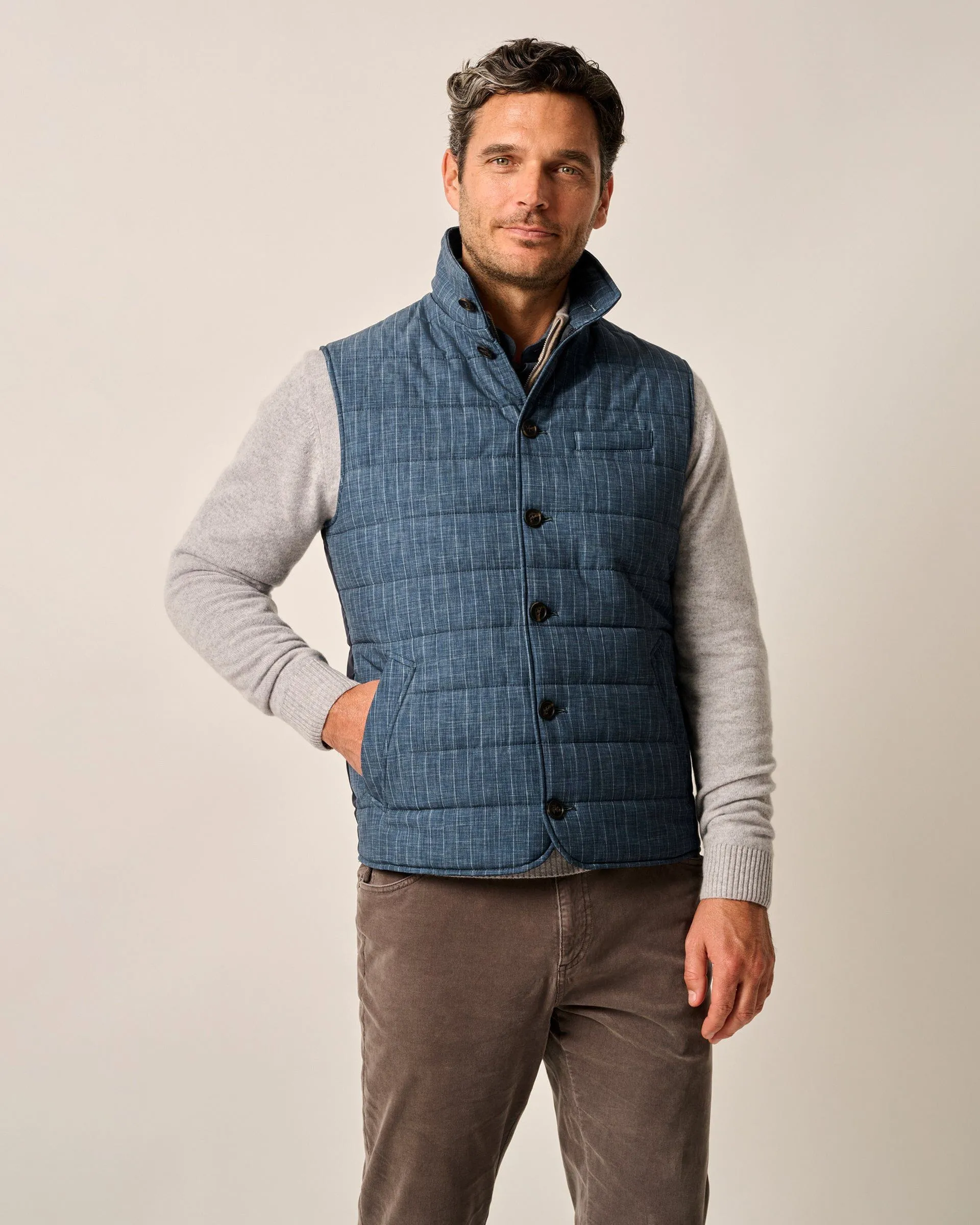 Craig Button-Down Puffer Vest