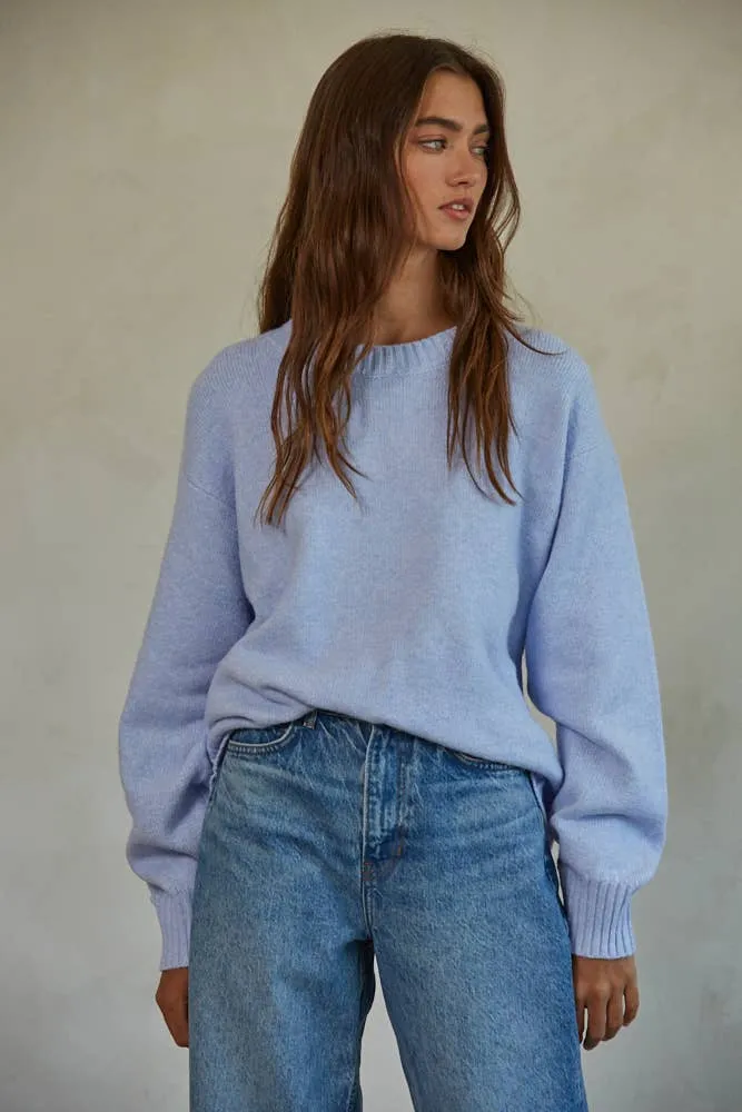 Desiree Pullover Sweater | Sky Blue