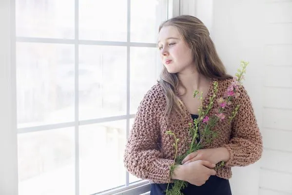 DIY Kit - Mini Cropped Cardigan - Big Cotton