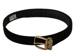 Dolce & Gabbana Chic Velvet Elegance Belt