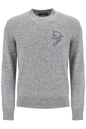 Dolce & Gabbana Round Neck Pullover With Dg