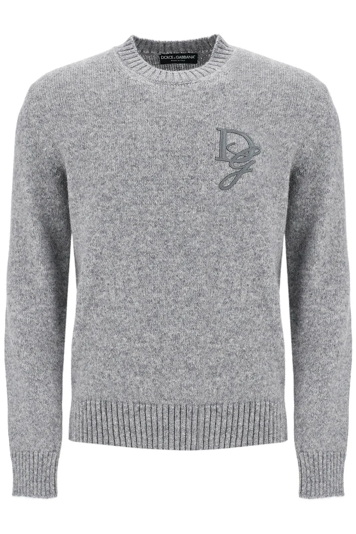 Dolce & Gabbana Round Neck Pullover With Dg