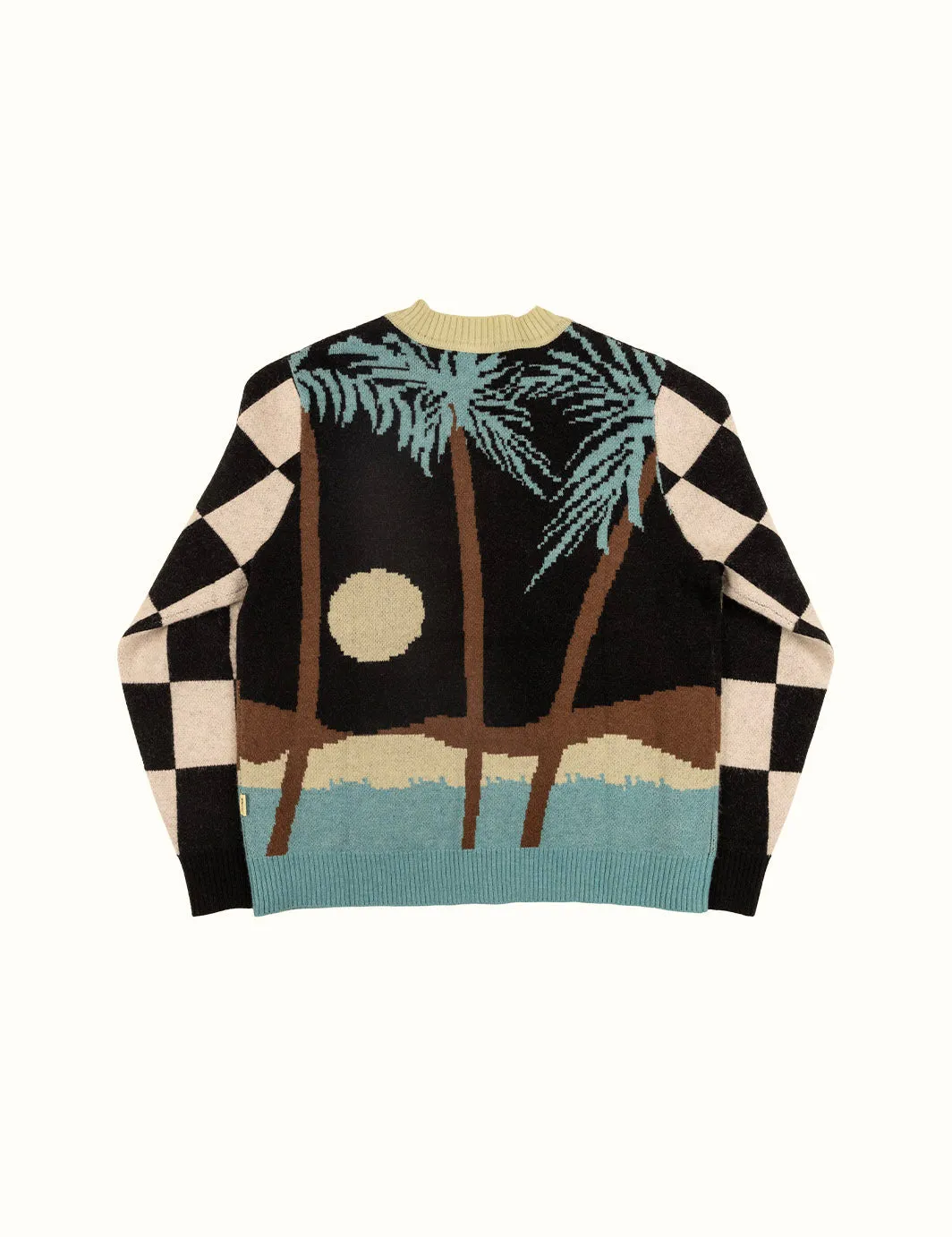 Duvin Tropical Cardigan - BLACK