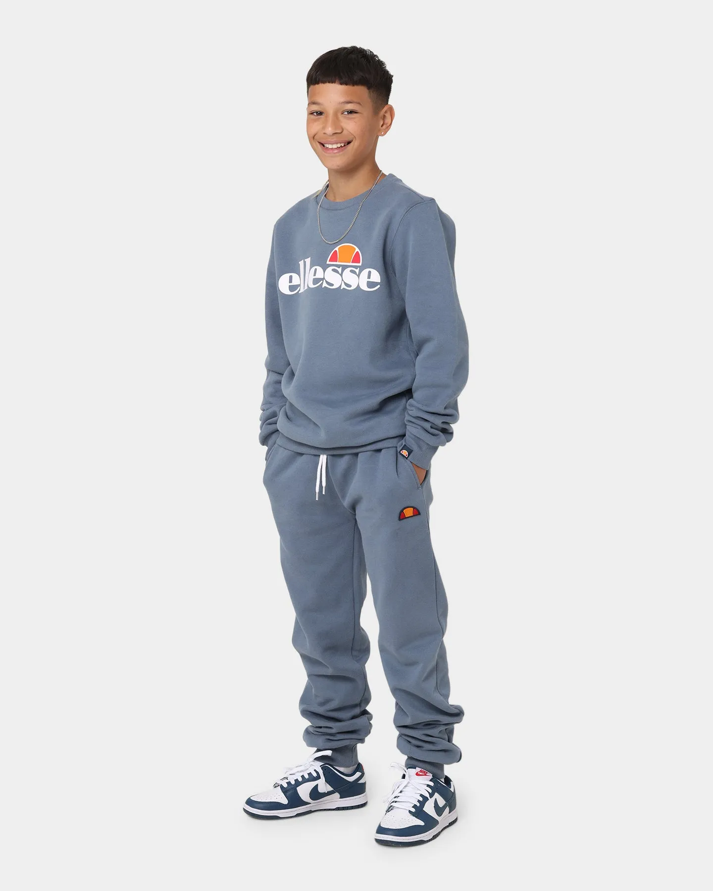 Ellesse Kids' Suprios Sweatshirt Dark Blue