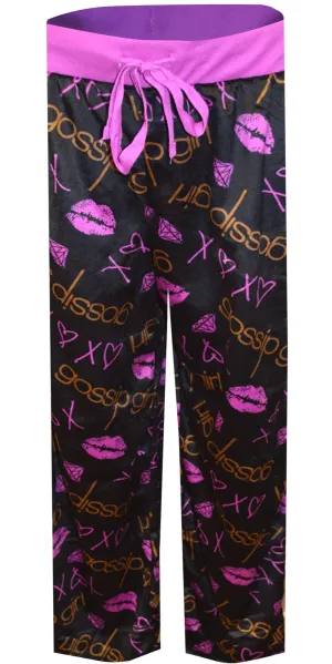 Gossip Girl Silky Fleece Ladies Loungepant