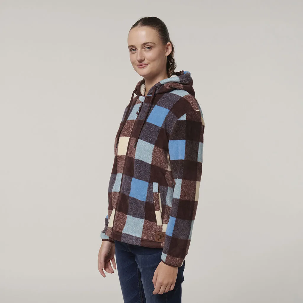 Hard Yakka Womens Check Zoodie (Y08522)