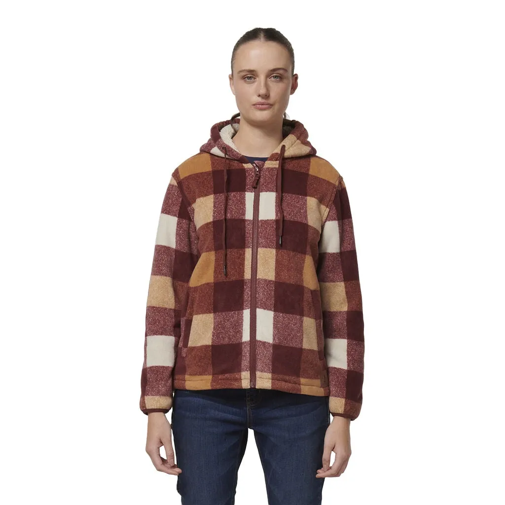 Hard Yakka Womens Check Zoodie (Y08522)