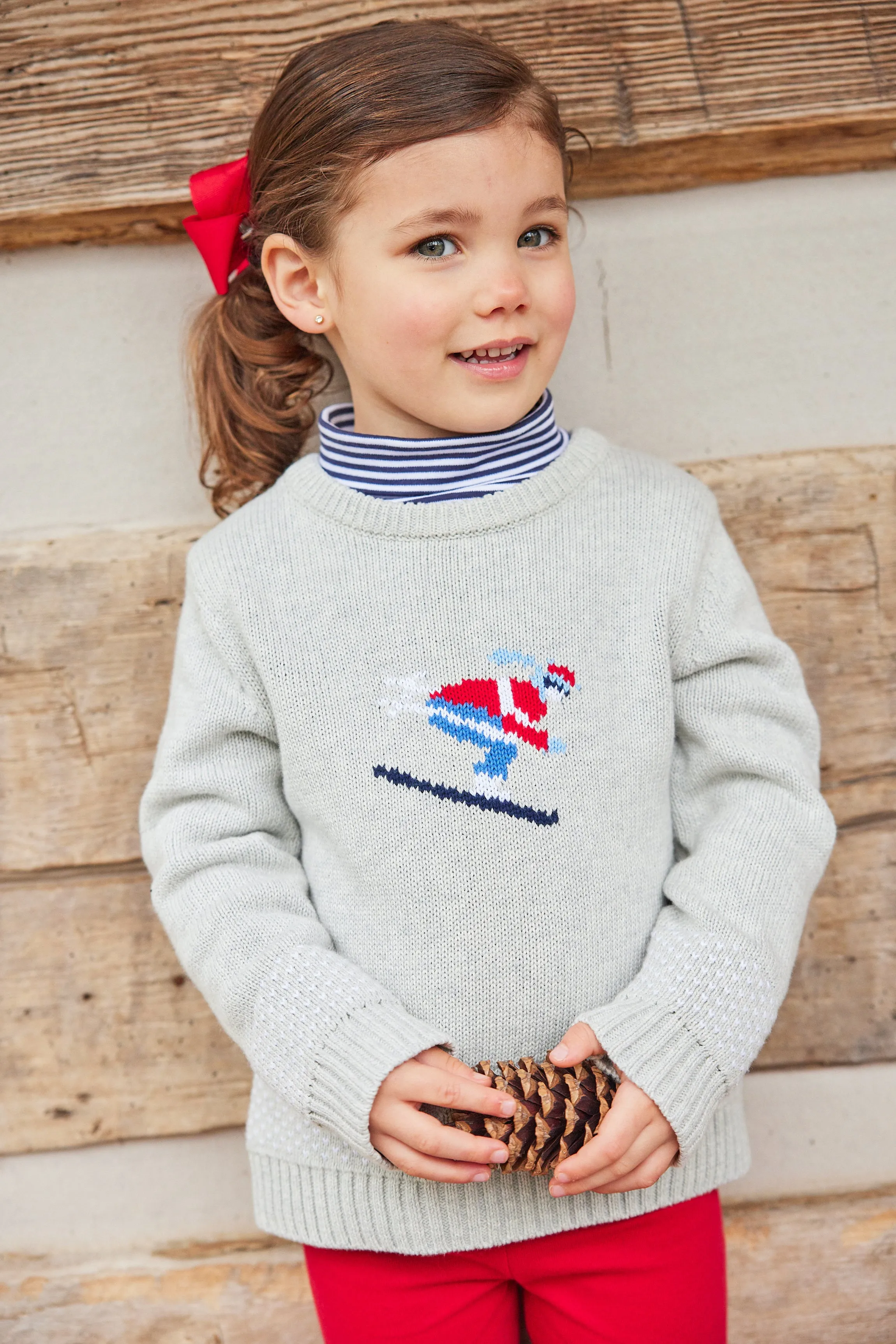 Intarsia Sweater - Ski