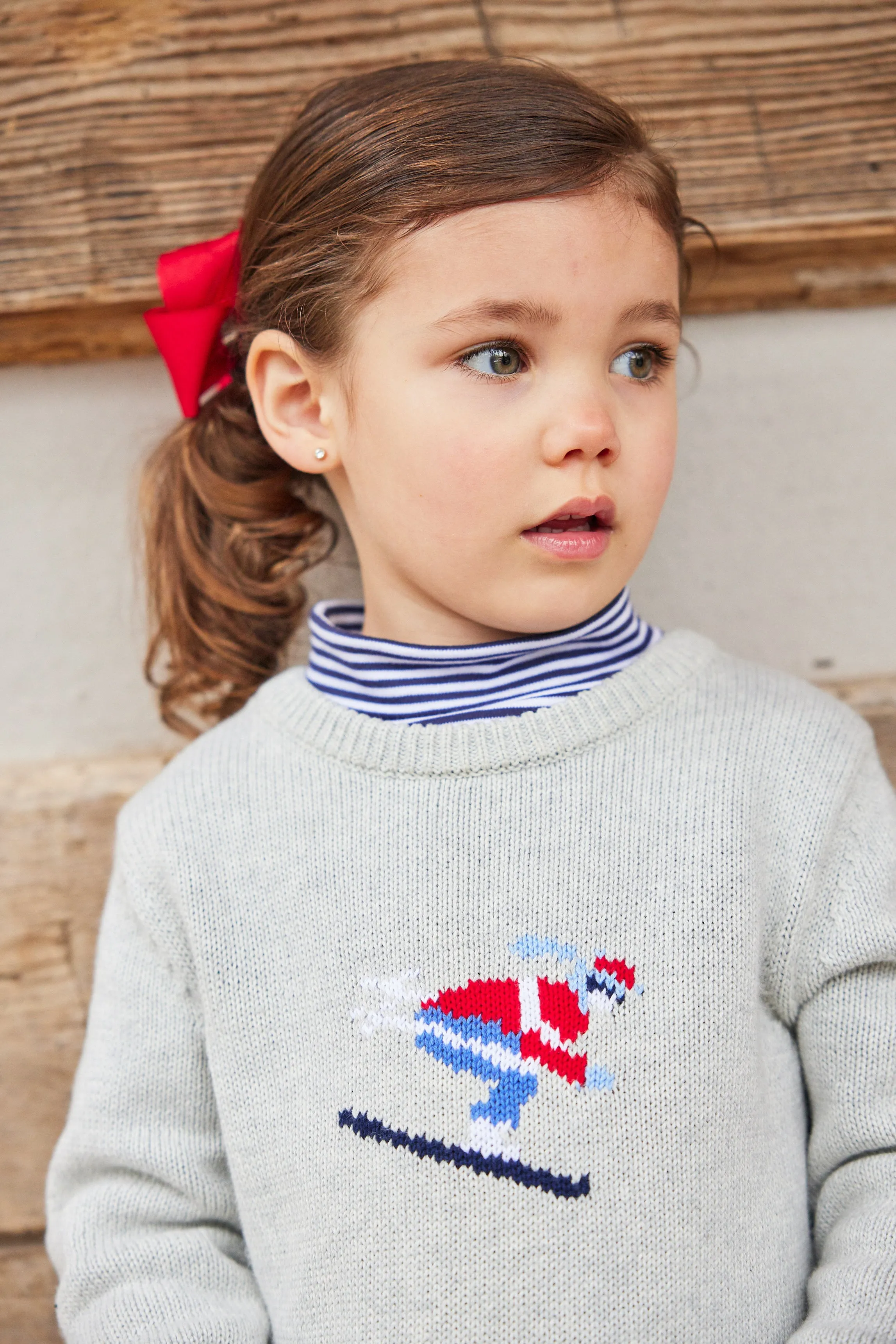 Intarsia Sweater - Ski