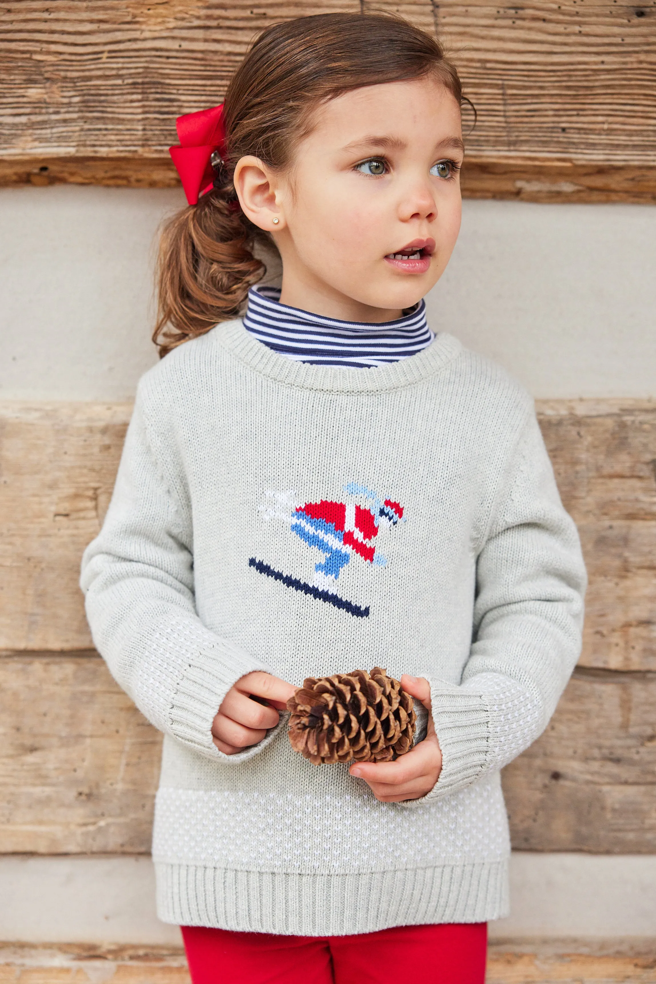 Intarsia Sweater - Ski