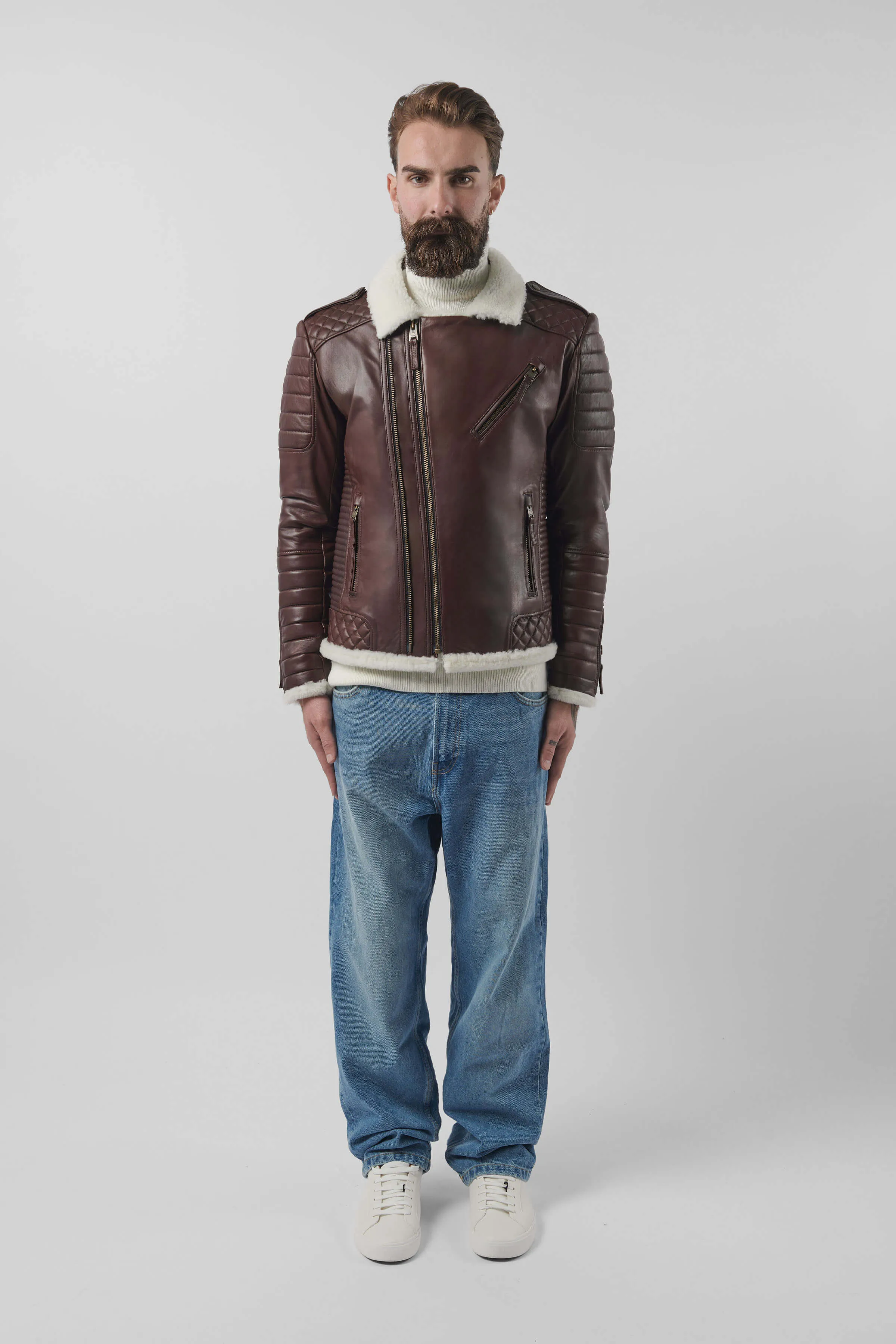 Kay Michaels 3.0: Antique Brown Shearling (Man)