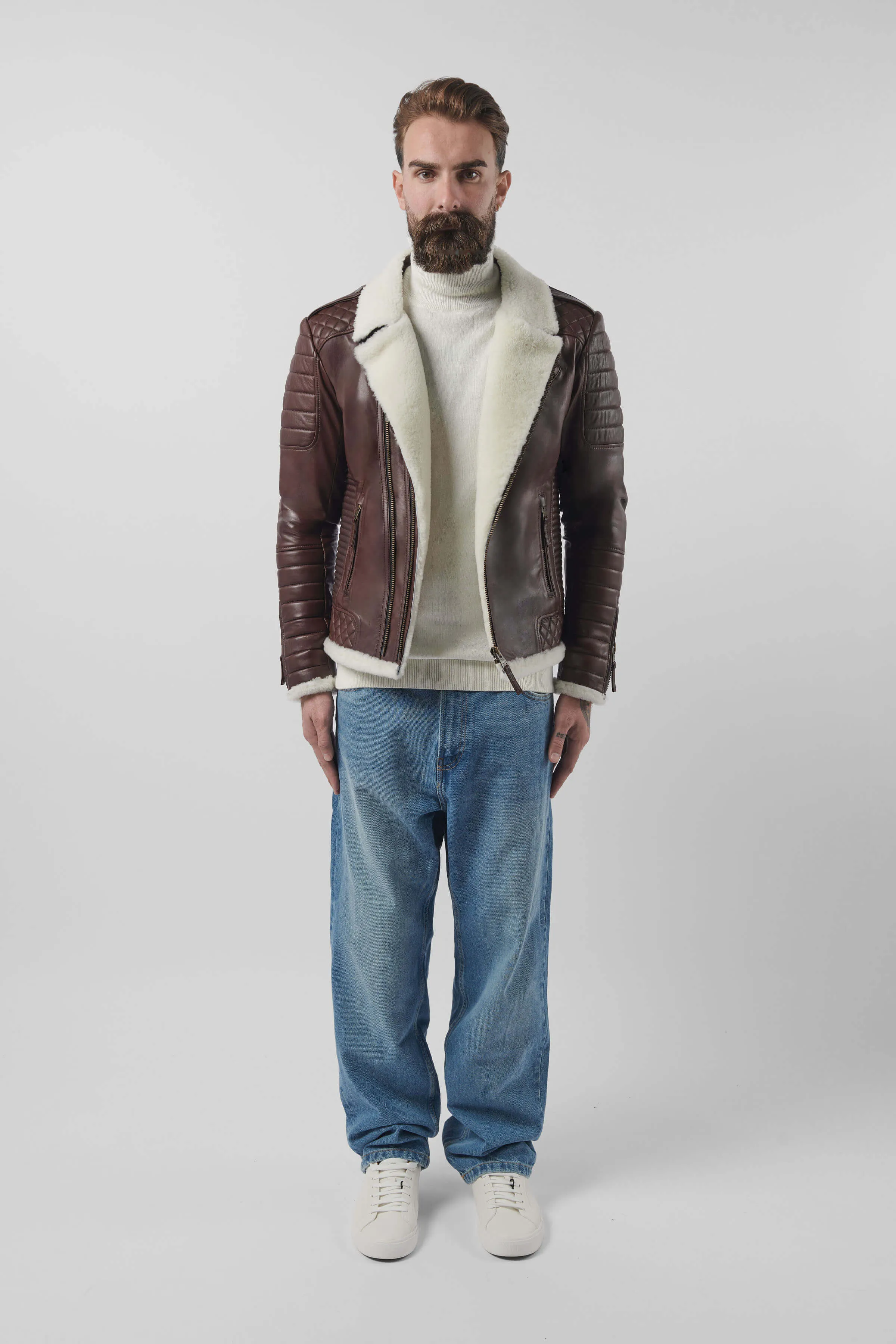 Kay Michaels 3.0: Antique Brown Shearling (Man)