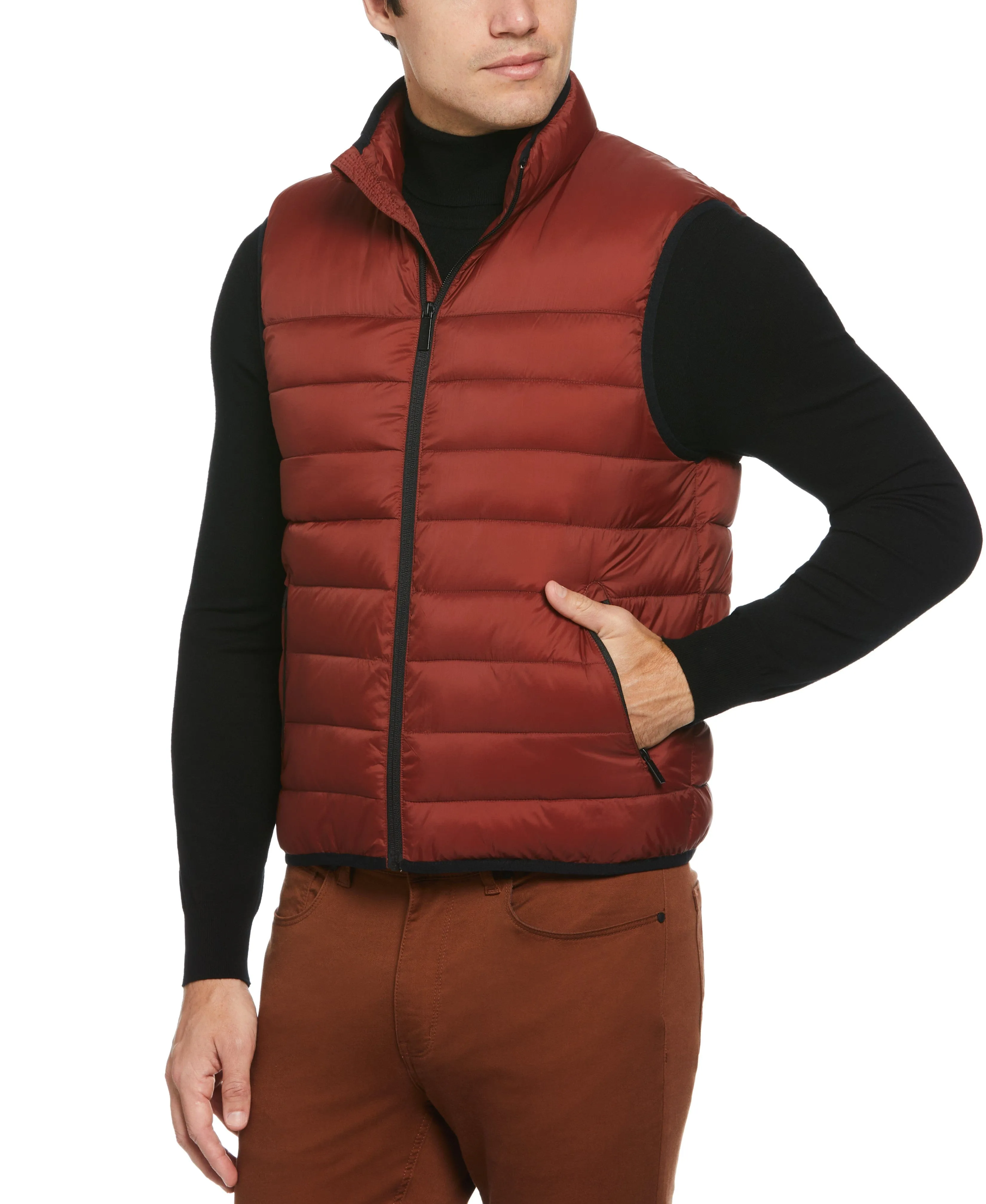 Lightweight Puffer Vest - Red