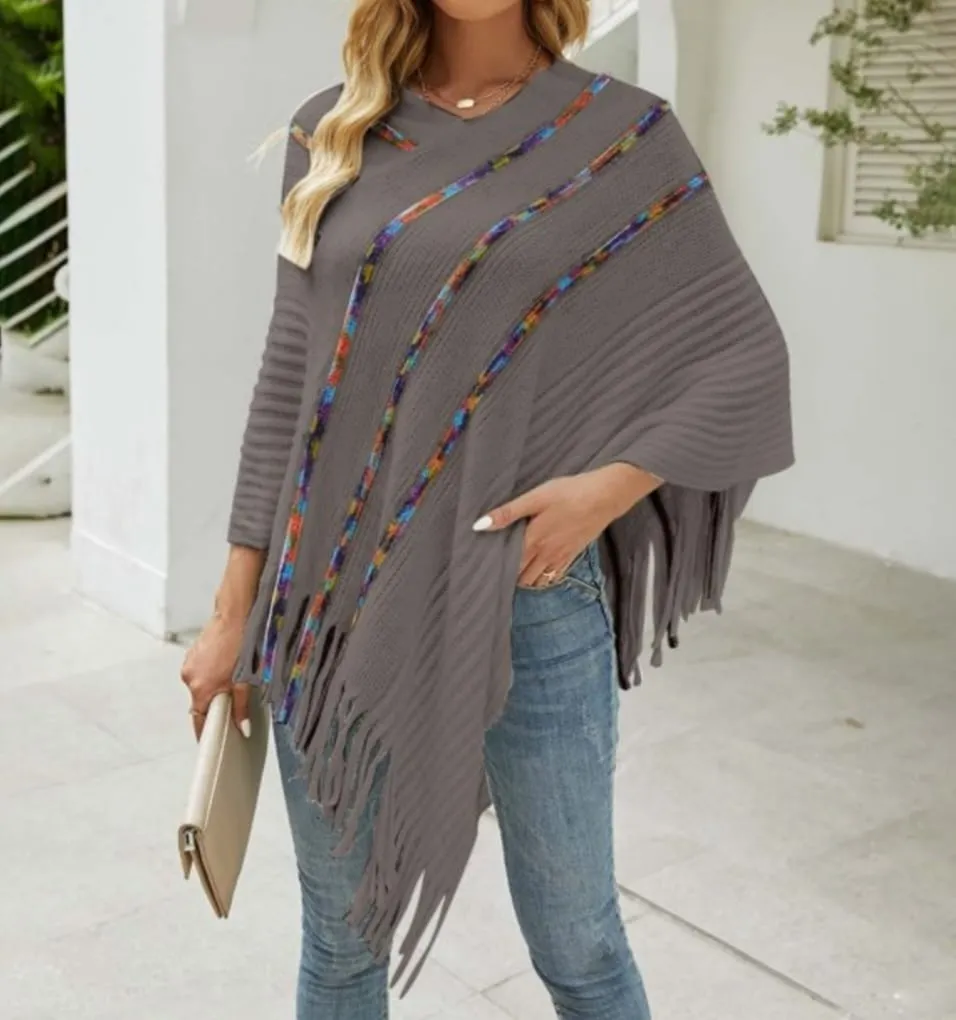 Lucy Tassel Poncho