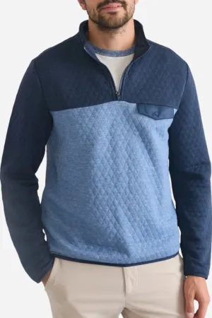 Marine Layer Corbet Colorblock Pullover Navy