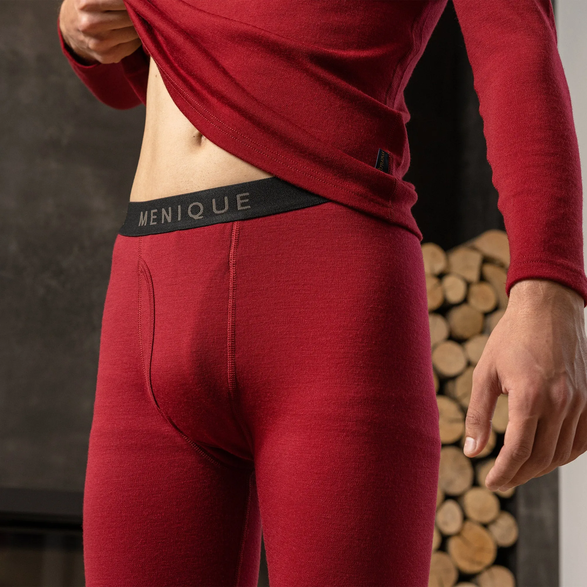 Men's 250 Merino Rub Pants Royal Cherry