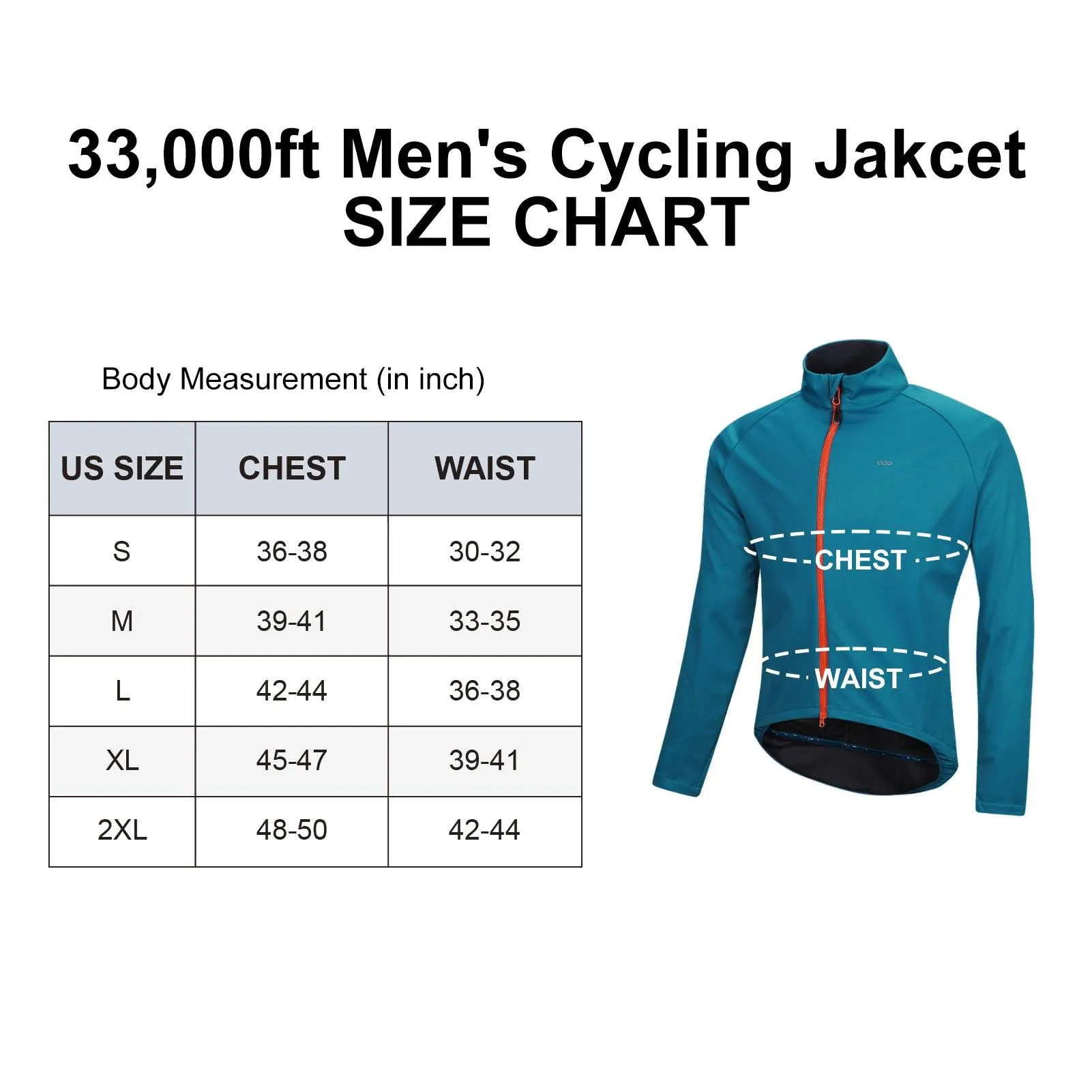 Men's Thermal Waterproof MTB Bicycle Jacket