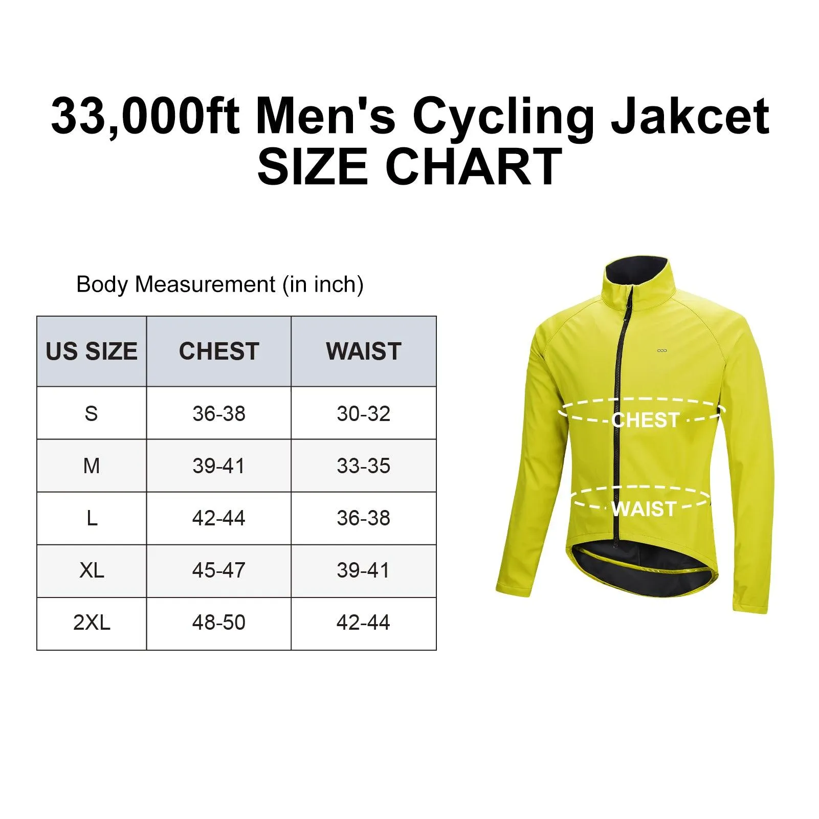 Men's Thermal Waterproof MTB Bicycle Jacket