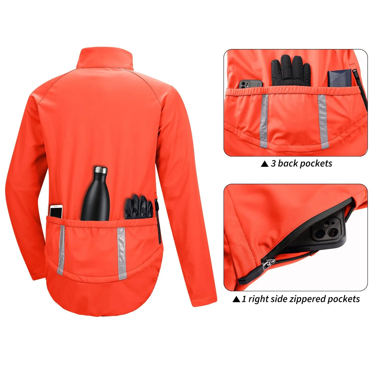 Men's Thermal Waterproof MTB Bicycle Jacket