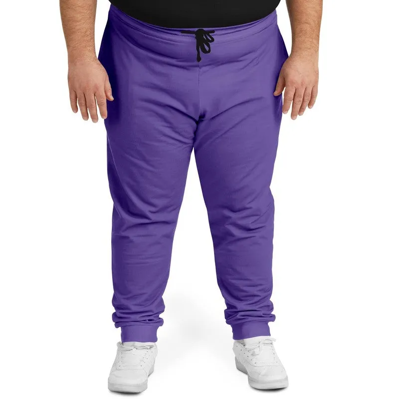 Midtone Violet Joggers | Unisex | with PLUS sizes | C70M80Y0K0