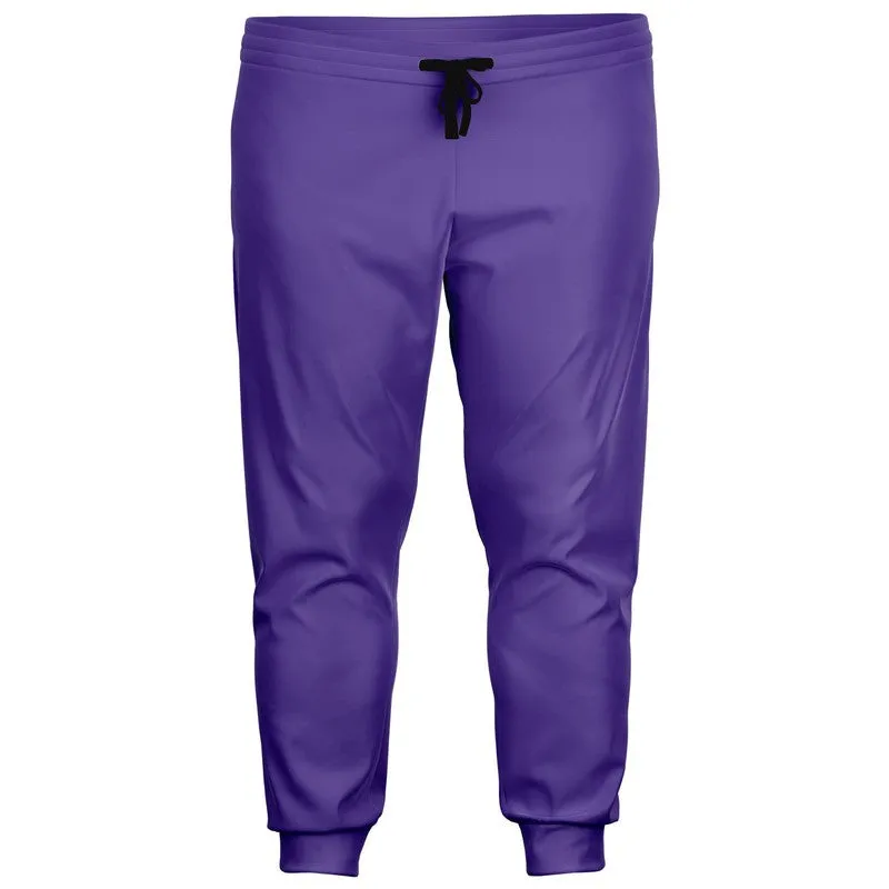 Midtone Violet Joggers | Unisex | with PLUS sizes | C70M80Y0K0