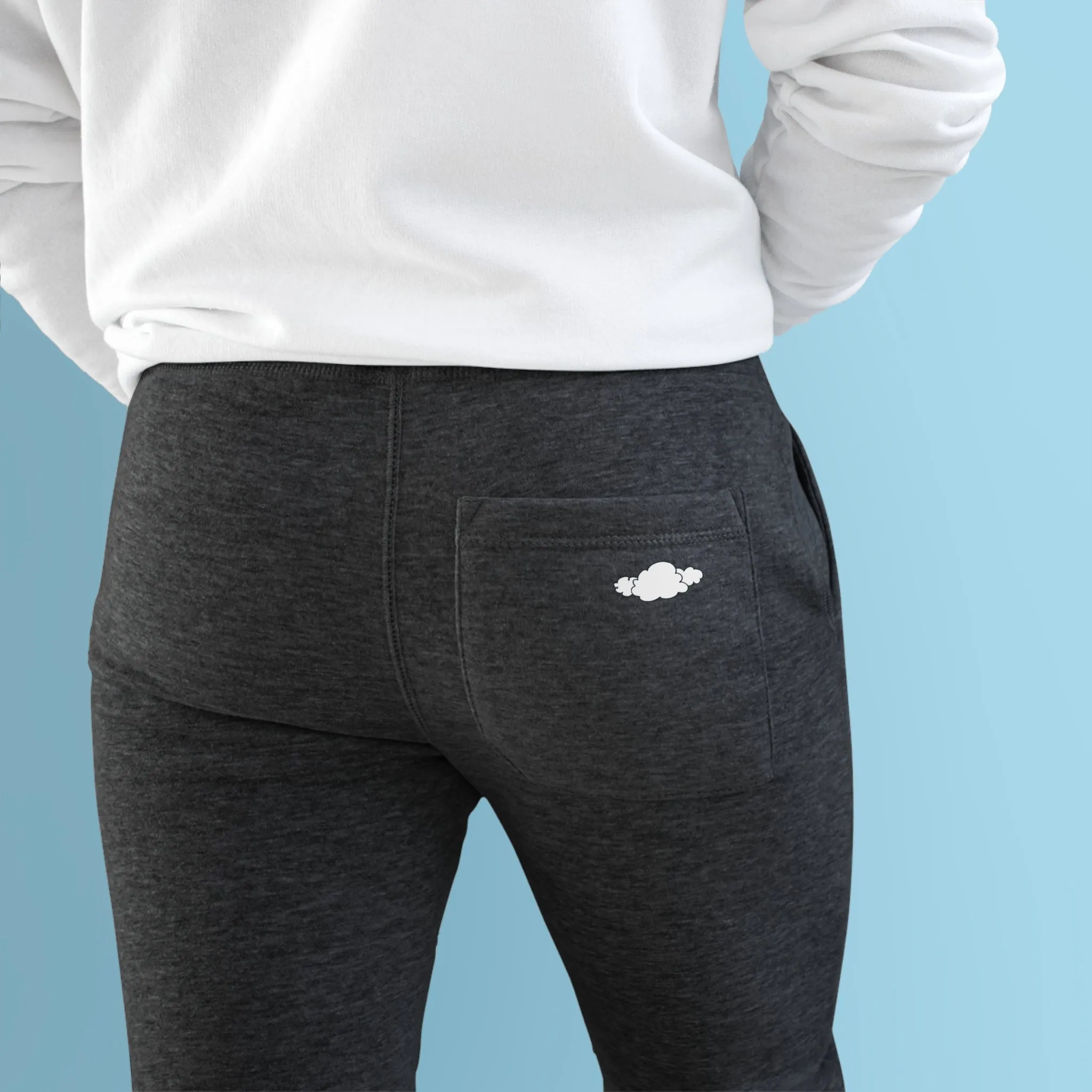 Paper Clouds Unisex Fleece Joggers