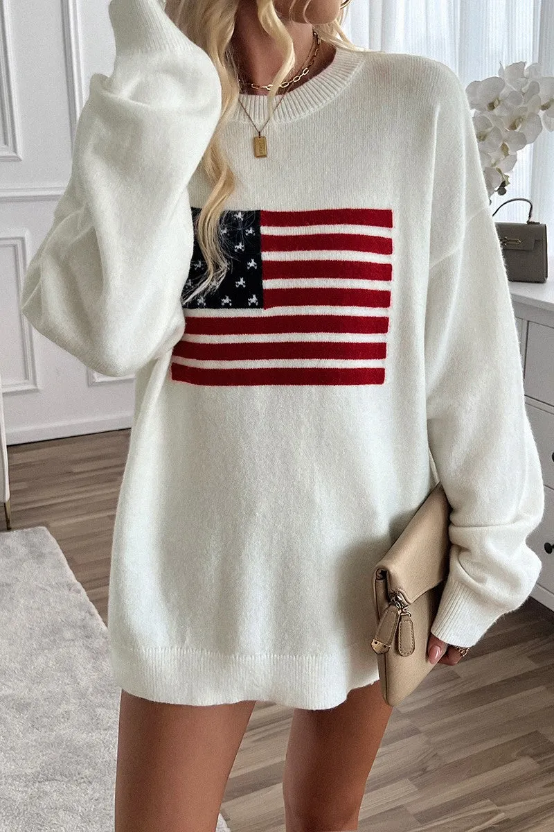 Patriotic Charm Sweater