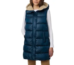 Sherpa Lined Puffer Vest  Midnight Blue