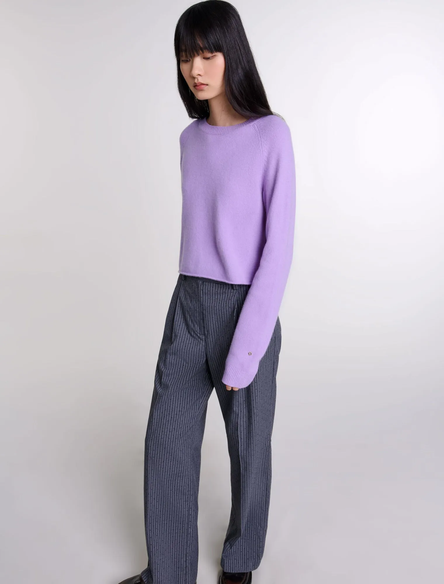 Short cashmere jumper