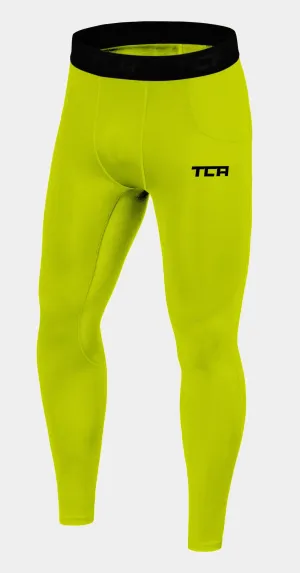 SuperThermal Compression Base Layer Tights For Men With Brushed Inner Fabric