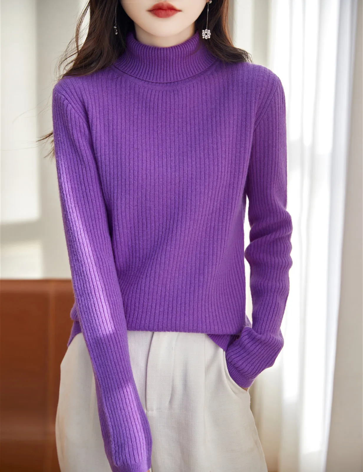 Valerie Woman Turtleneck Sweater