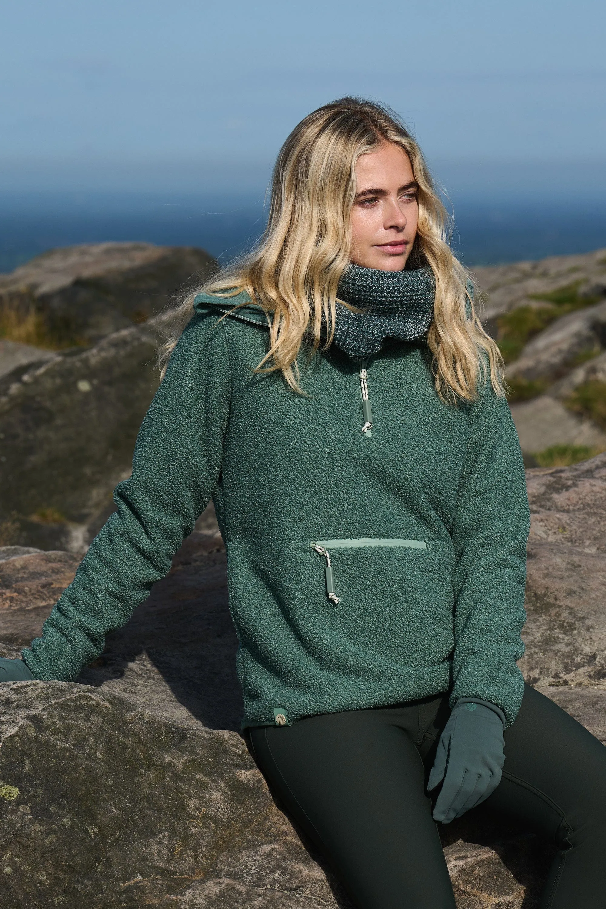 Windproof Gale Fleece - Lily Pad