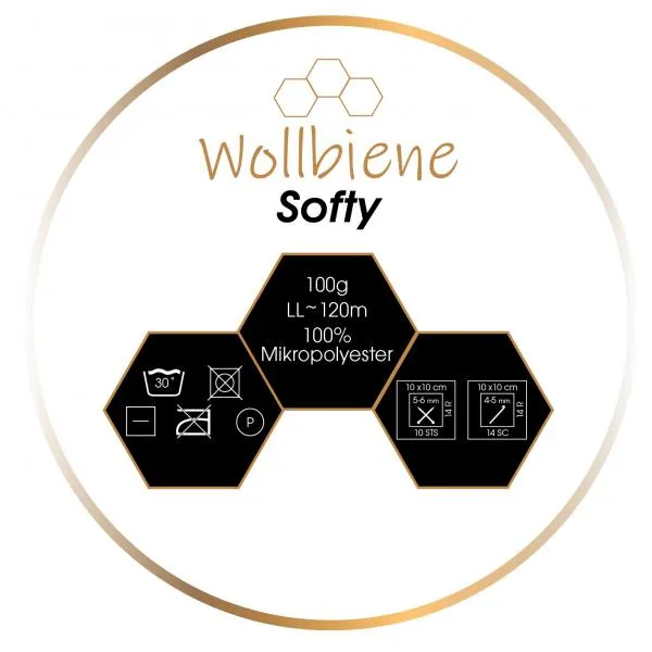 Wollbiene Softy Chenille 100g Super Bulky