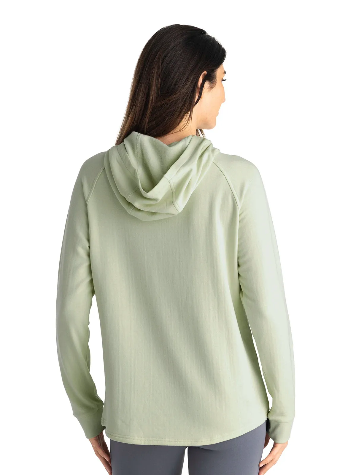 Women's Bamboo Lightweight Fleece Hoodie - Desert Sage