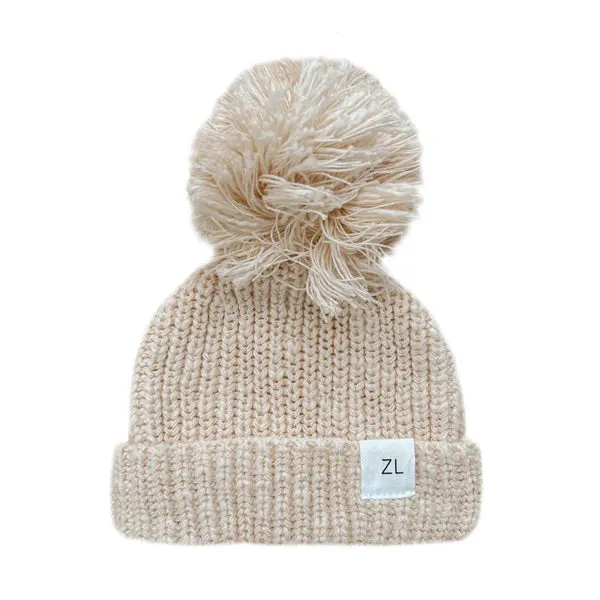 Ziggy Lou Chunky Knit Beanie - Honey